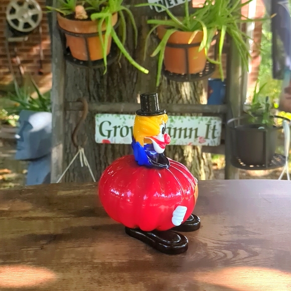 Rare HTF Vintage 💎 Murano, Italy 🤡 hand-blown VENETIAN GLASS CLOWN 🤡 pristine - Picture 5 of 8